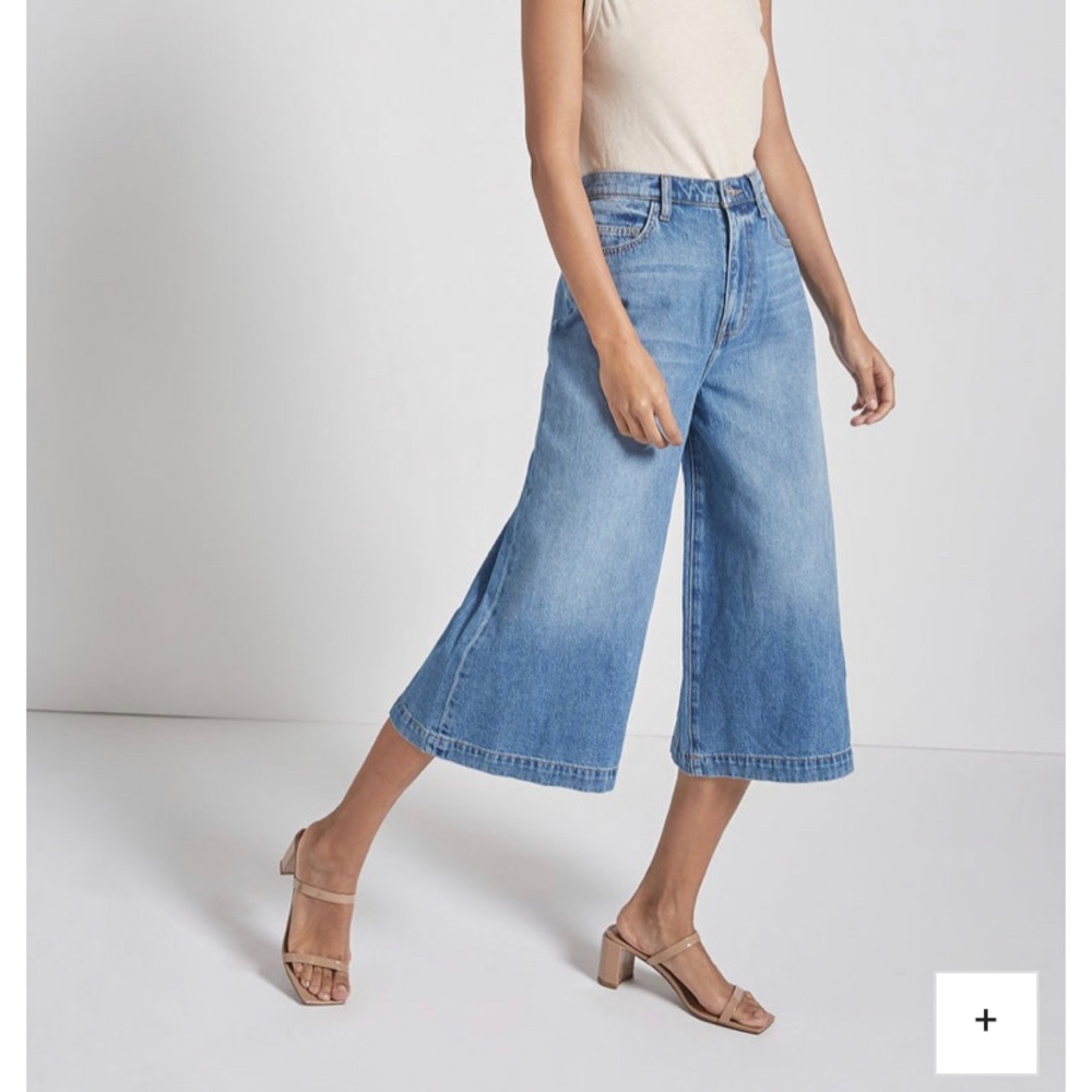 Current/Elliott Frances Denim Culottes